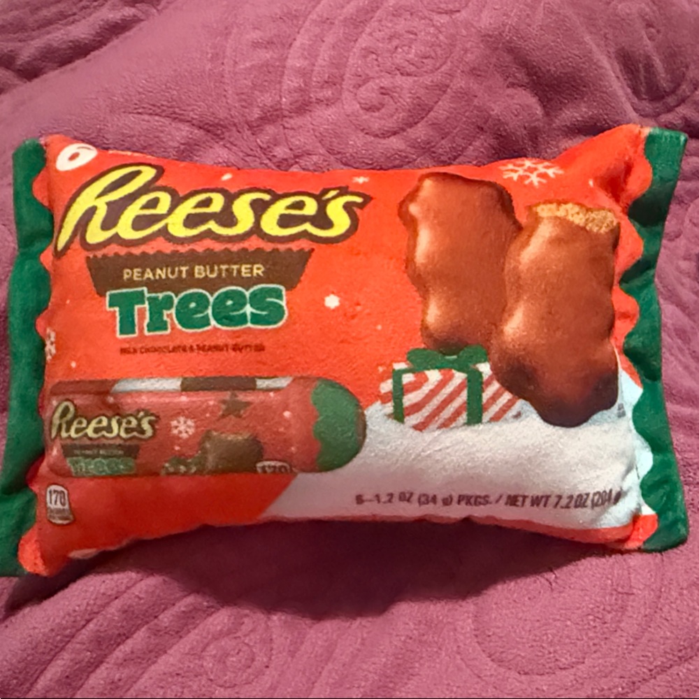Reese's Peanut Butter Trees Plush Pillow